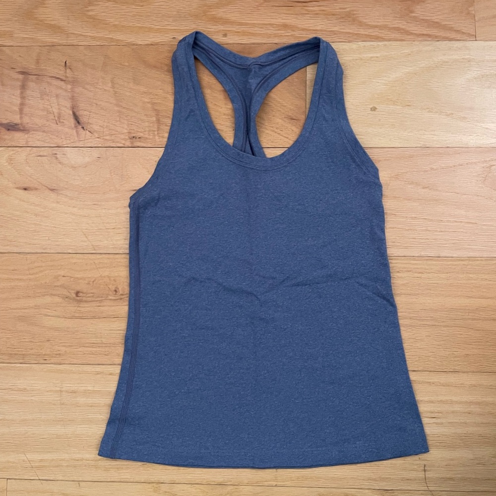 Lululemon Blue Racerback Tank Top
